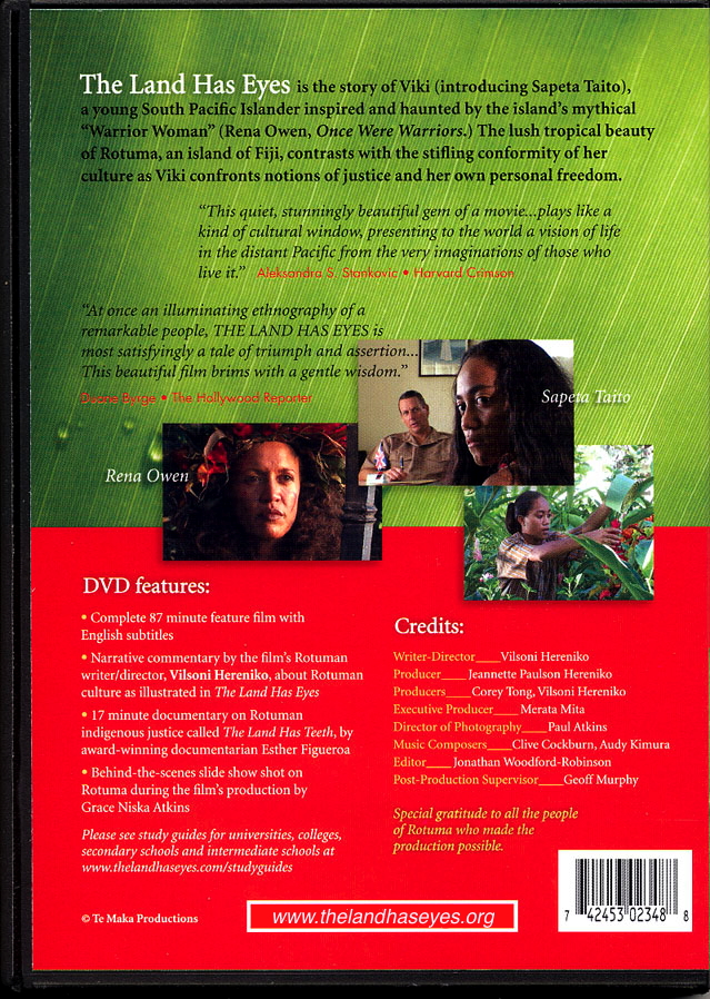 DVD back cover